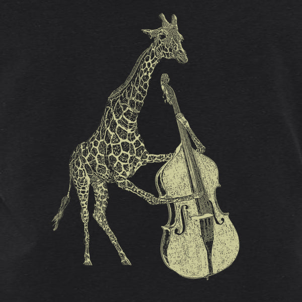 Giraffe Playing Bass