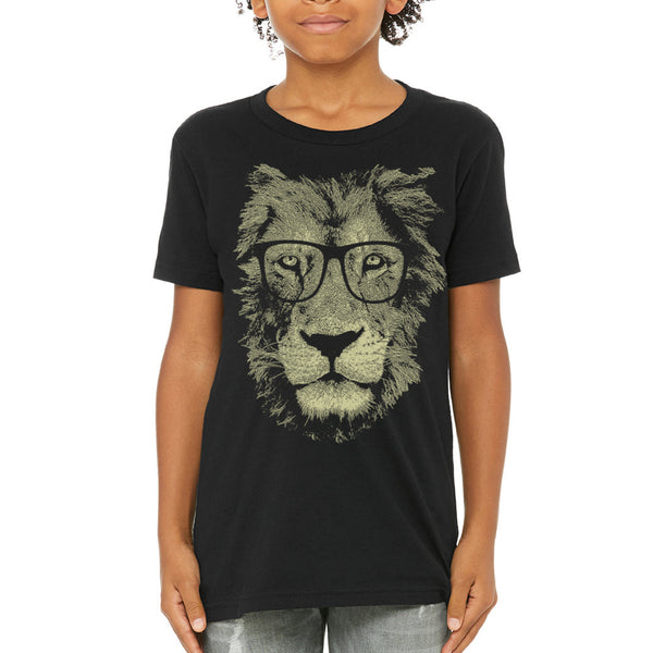 Kids Lion Wearing Glasses