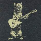Cat playing guitar