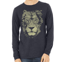 Lion Wearing Glasses Long Sleeve